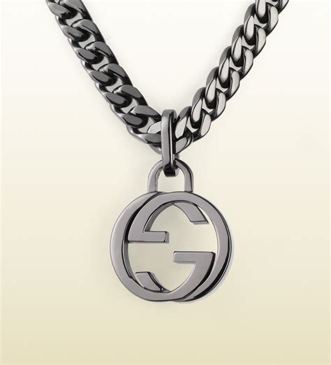 gucci necklace heart pendant|Gucci interlocking g pendant necklace.